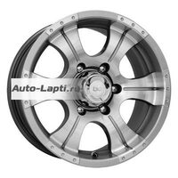 K&K 8x16/5x139,7 ET0 D110,1 Байконур (КС465М) Дарк платинум