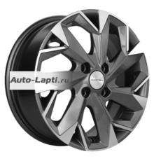 Khomen Wheels 5,5x14/4x100 ET38 D67,1 KHW1402 (Accent/Getz/i20) Gray-FP