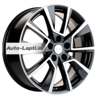 Khomen Wheels 7x18/5x114,3 ET50 D54,1 KHW1802 (Coolray) Black-FP