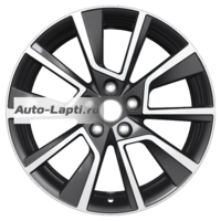 Khomen Wheels 7x18/5x114,3 ET50 D67,1 KHW1802 (CX-5/Seltos) Black-FP